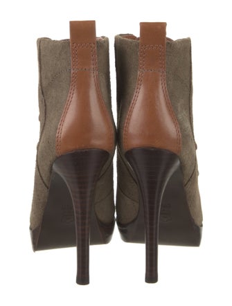 Tory Burch Suede Lace-Up Boots