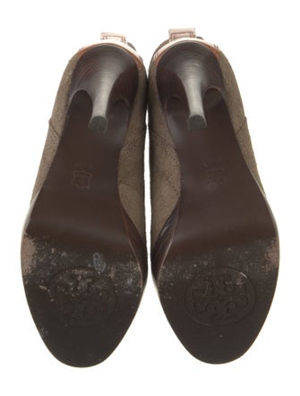 Tory Burch Suede Lace-Up Boots