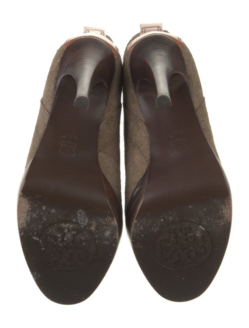 Tory Burch Suede Lace-Up Boots