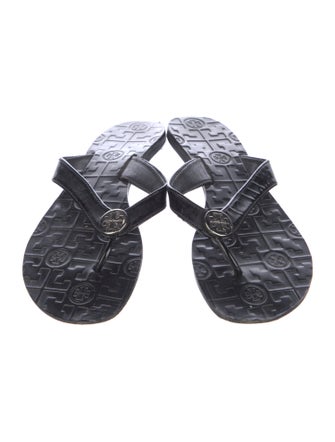 Tory Burch Patent Leather Flip Flops
