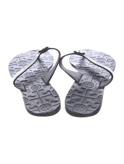 Tory Burch Patent Leather Flip Flops