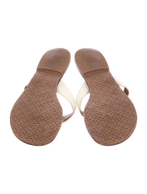 Tory Burch Thora Leather Flip Flops