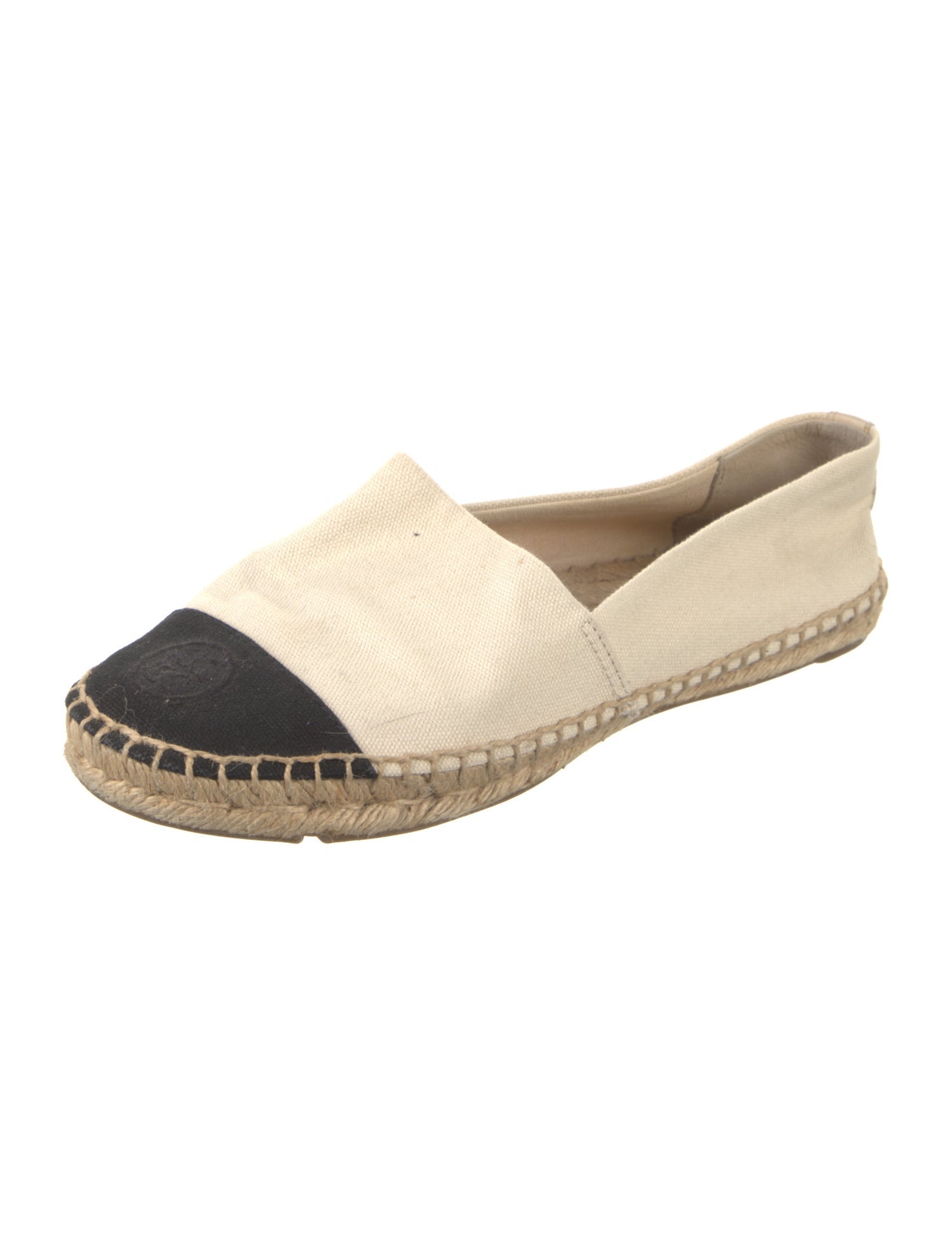 Tory Burch Canvas Colorblock Pattern Espadrilles