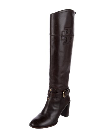 Tory Burch Leather Riding Boots