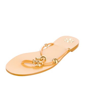 Tory Burch Leather Slides