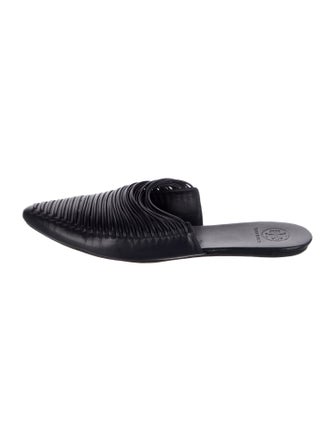 Tory Burch Leather Mules