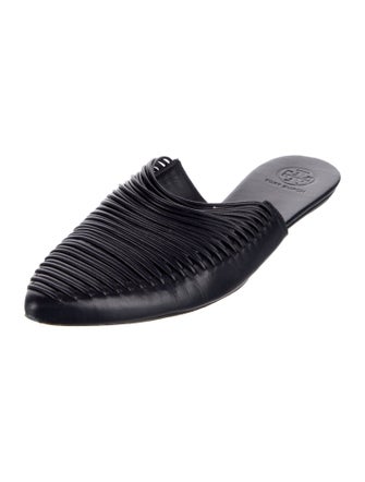 Tory Burch Leather Mules