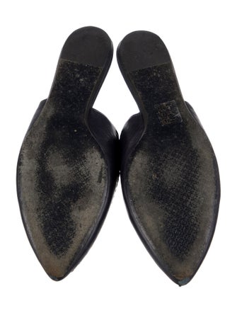 Tory Burch Leather Mules