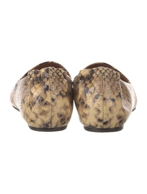 Tory Burch Leather Animal Print Loafers