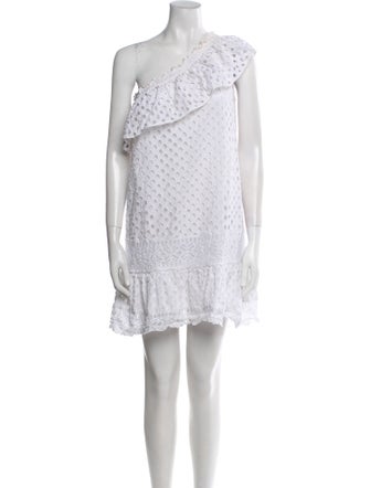 Tory Burch One-Shoulder Mini Dress