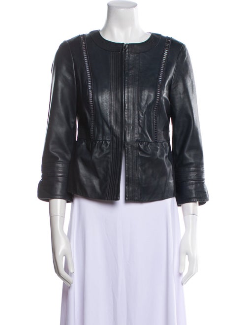 Tory Burch Leather Biker Jacket