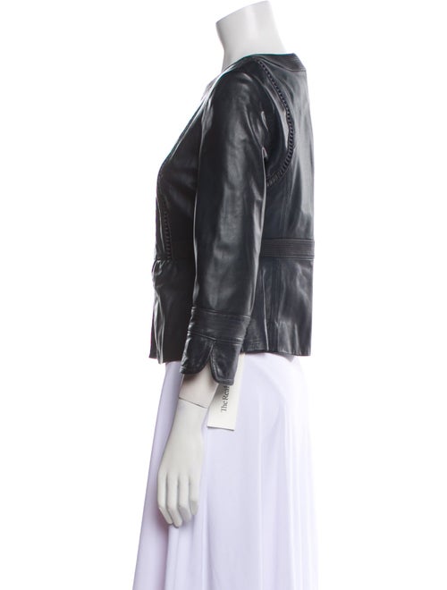 Tory Burch Leather Biker Jacket