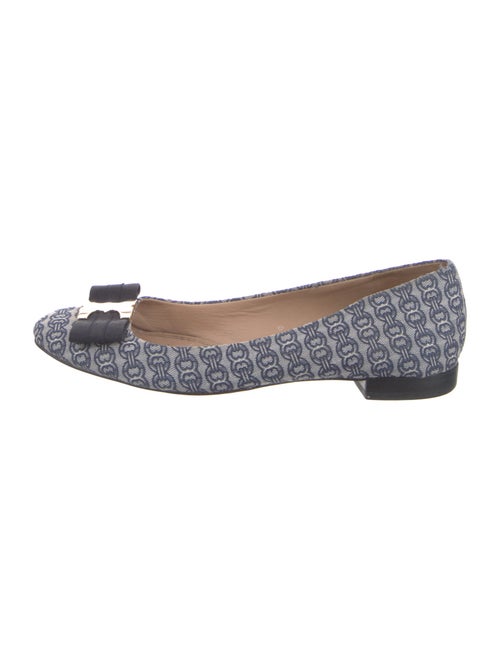 Tory Burch Printed Bow Accents Flats
