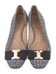 Tory Burch Printed Bow Accents Flats