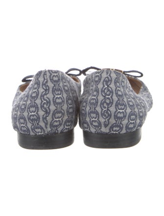 Tory Burch Printed Bow Accents Flats
