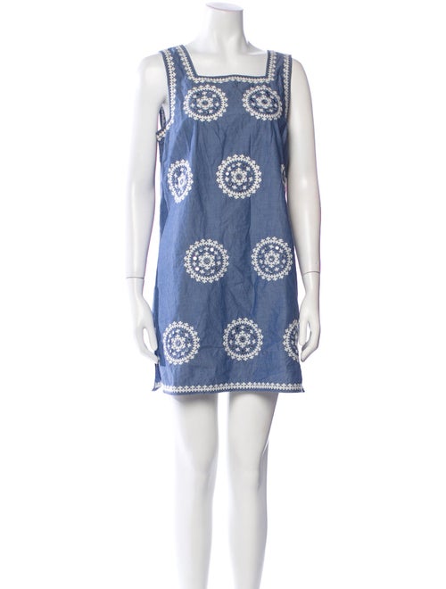 Tory Burch Floral Print Mini Dress