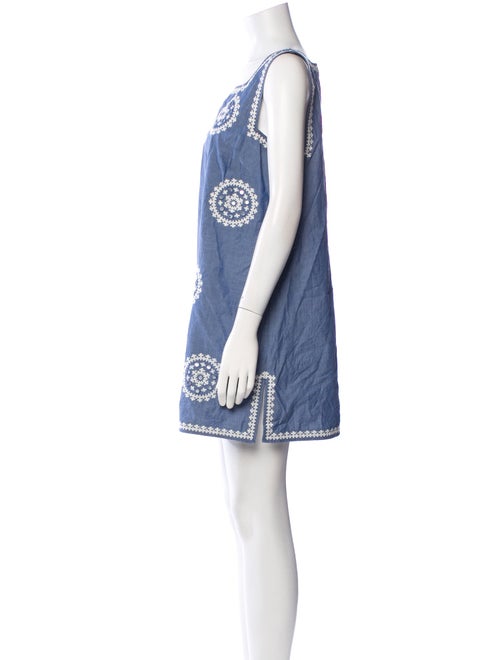 Tory Burch Floral Print Mini Dress