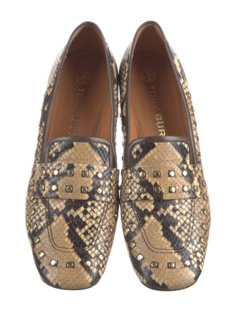 Tory Burch Leather Animal Print Pumps
