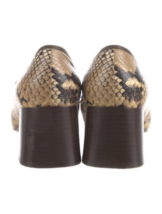 Tory Burch Leather Animal Print Pumps