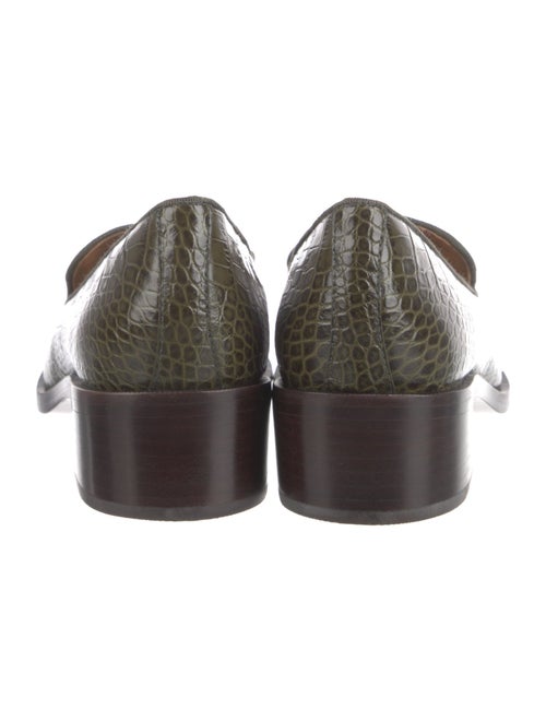 Tory Burch Embossed Leather Printed Pumps