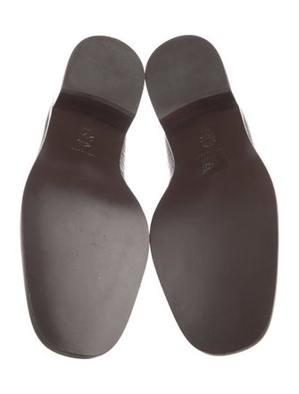 Tory Burch Embossed Leather Printed Pumps