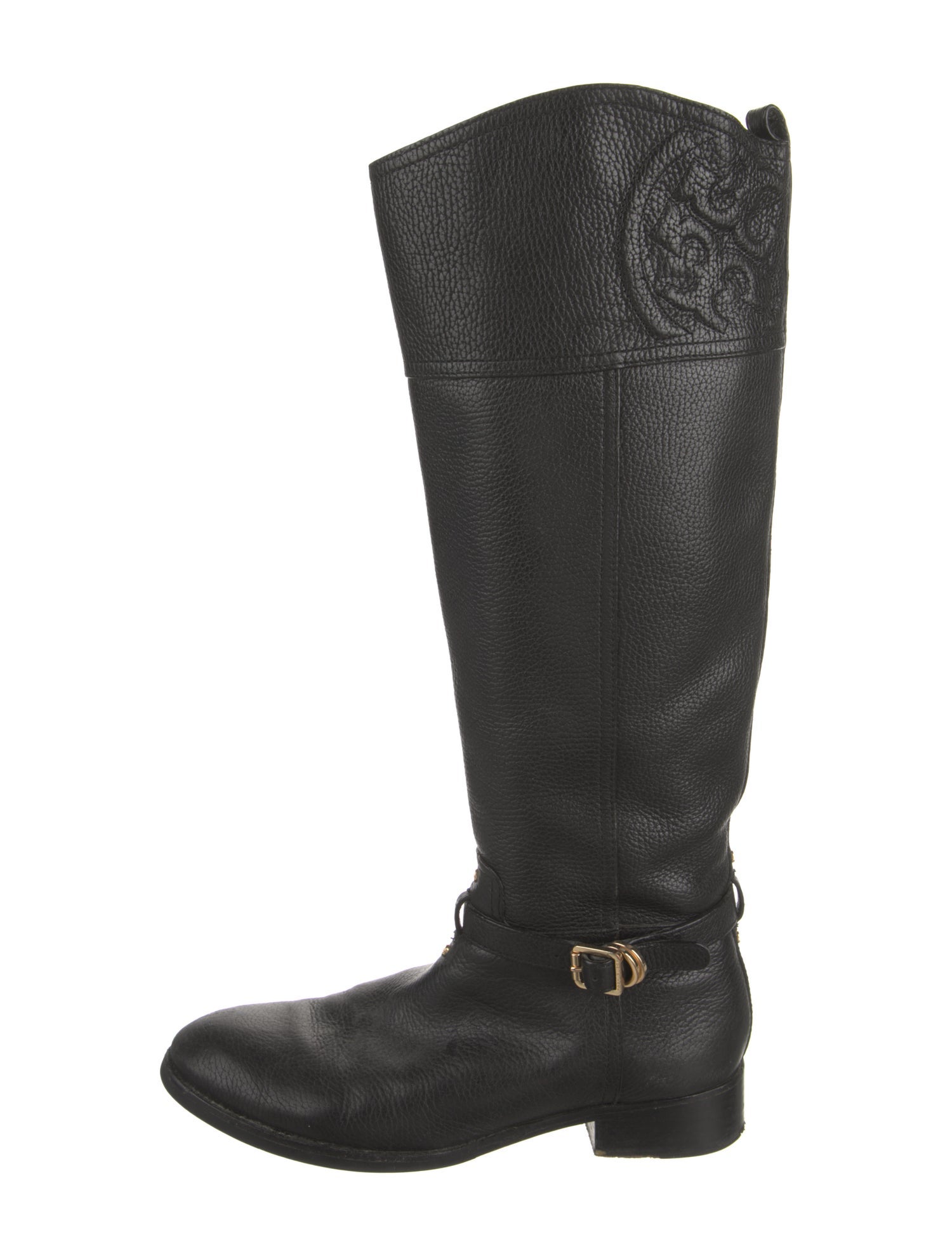 Tory Burch Leather Riding Boots