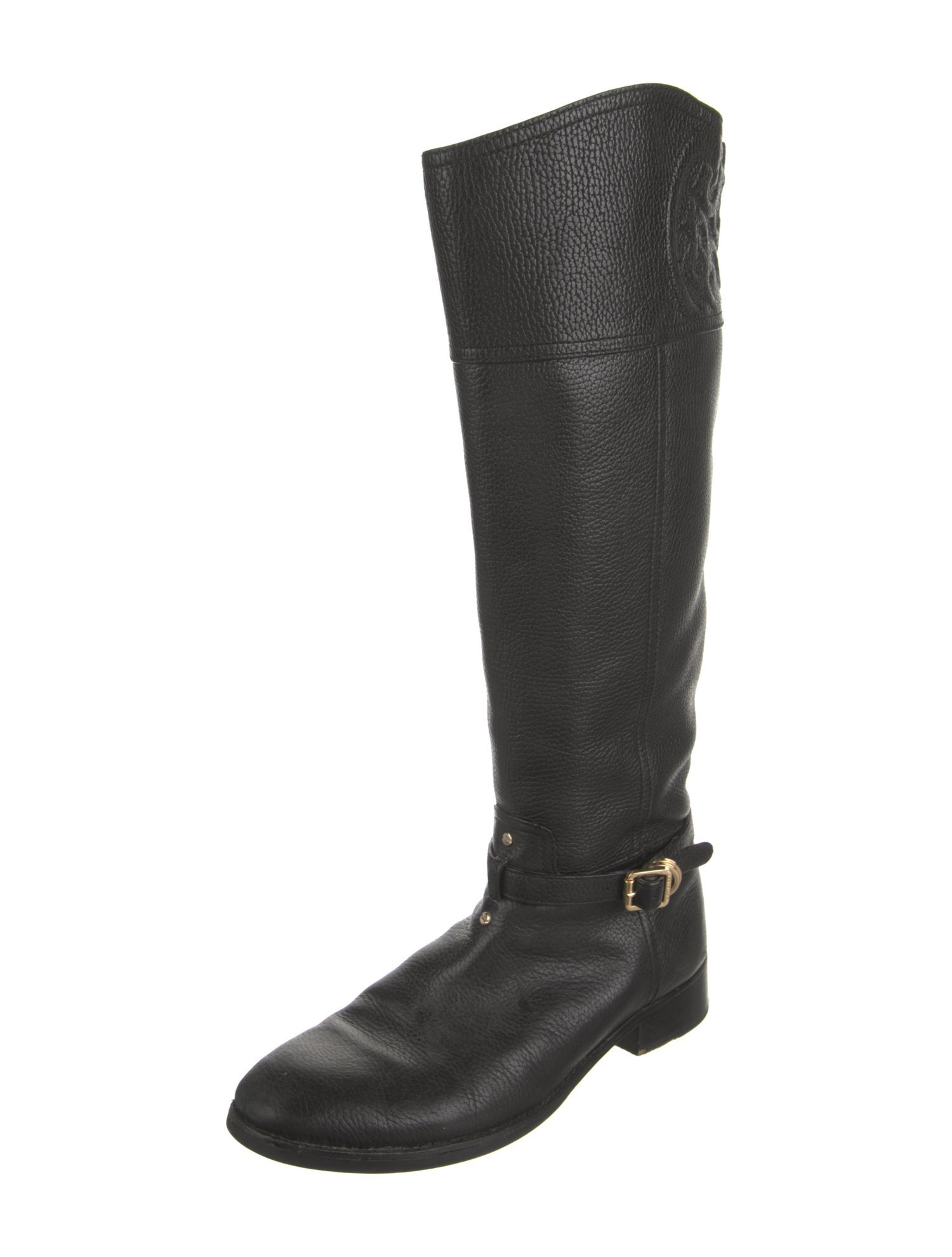 Tory Burch Leather Riding Boots