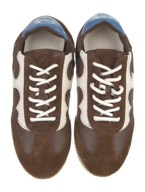Tory Burch Suede Printed Sneakers
