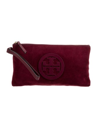 Tory Burch Suede Clutch