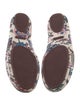 Tory Burch Leather Floral Print Ballet Flats