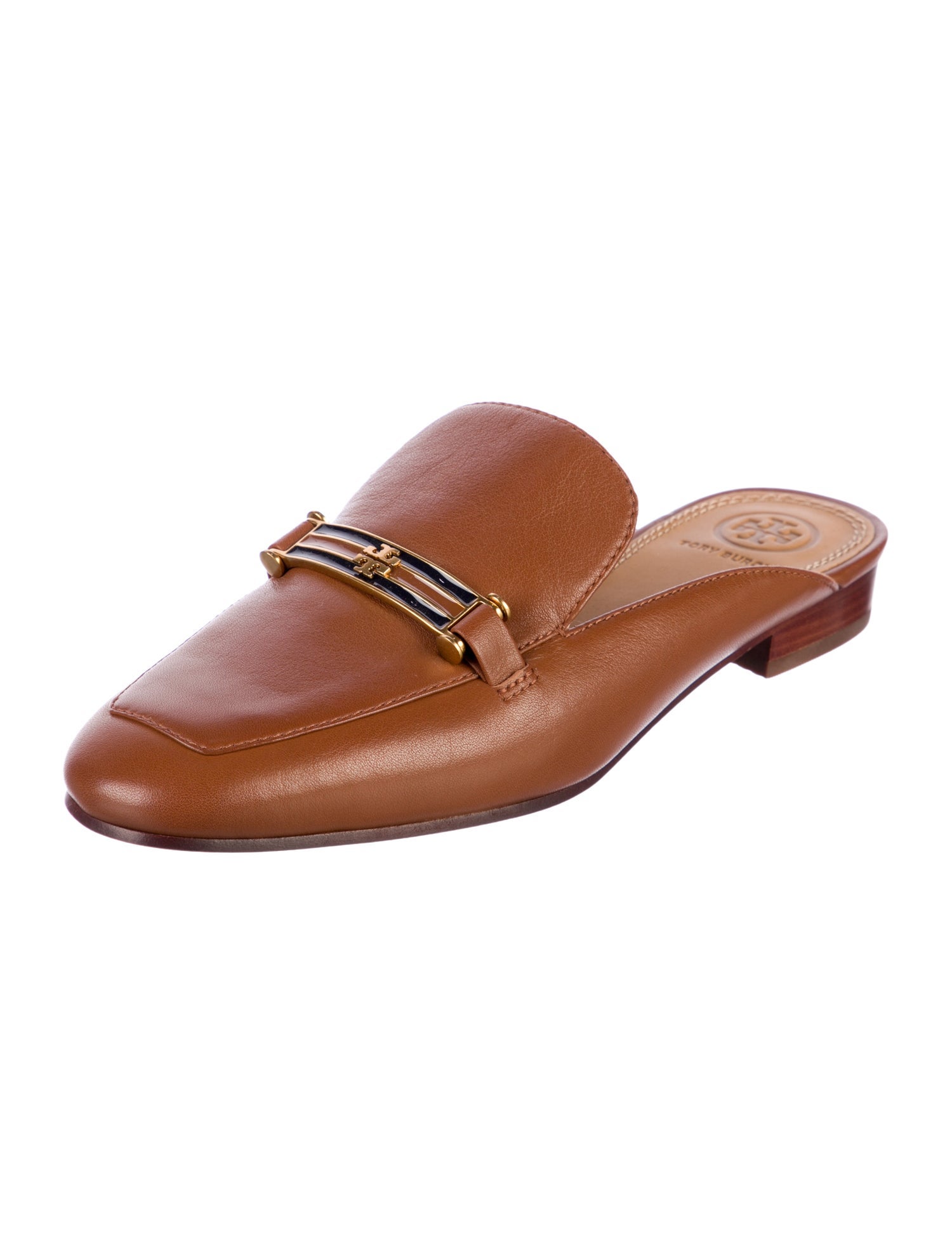 Tory Burch Leather Mules