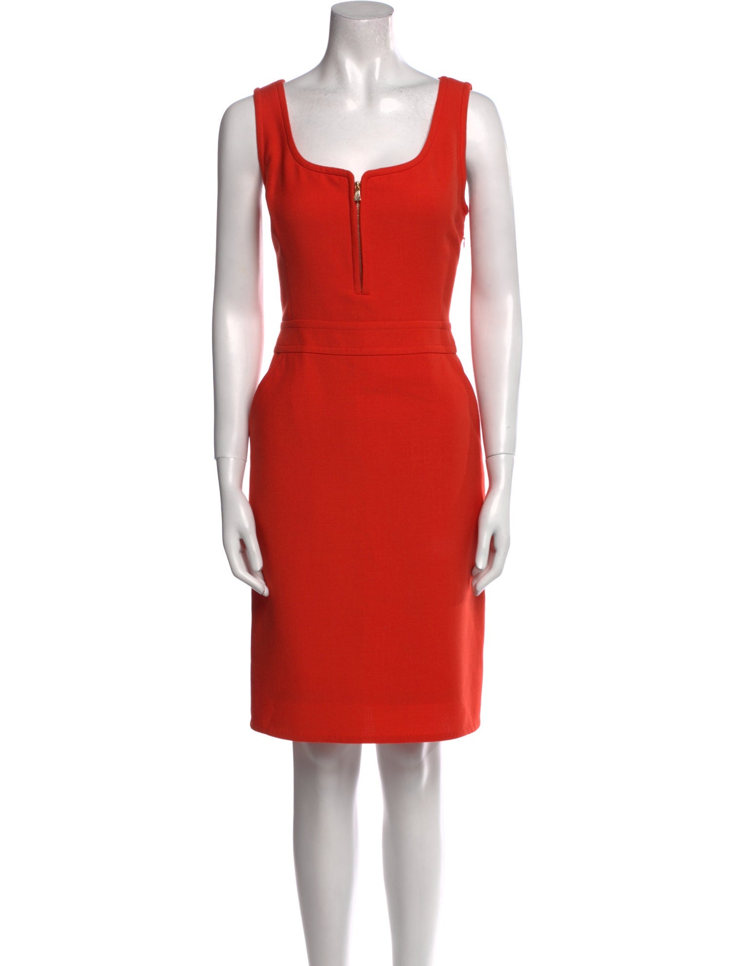 Tory Burch Square Neckline Knee-Length Dress