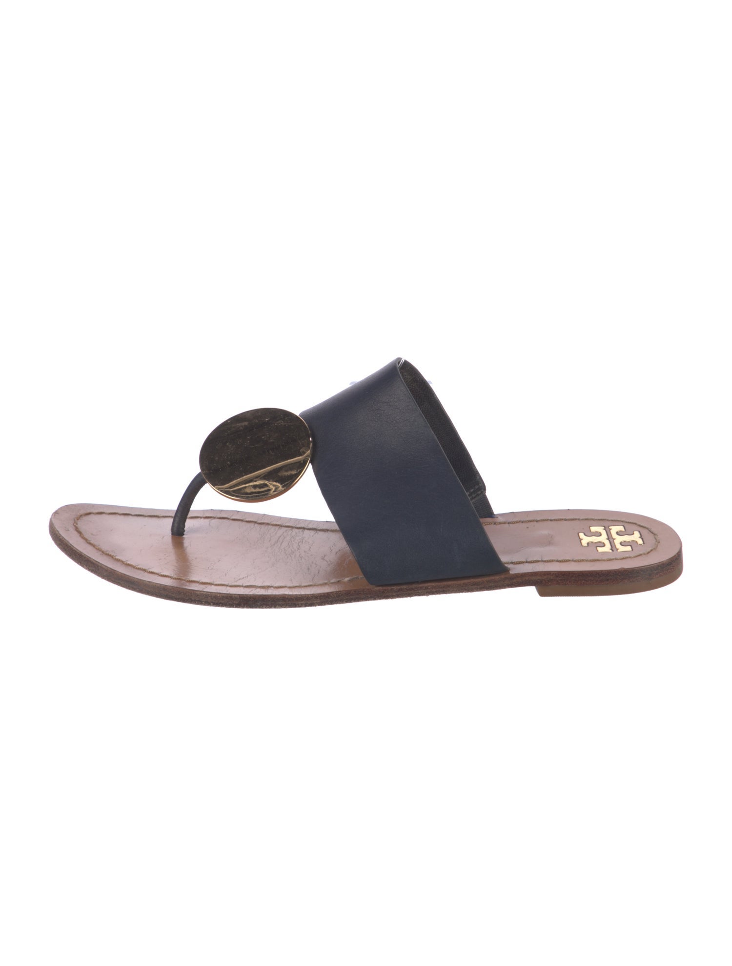 Tory Burch Leather Slides