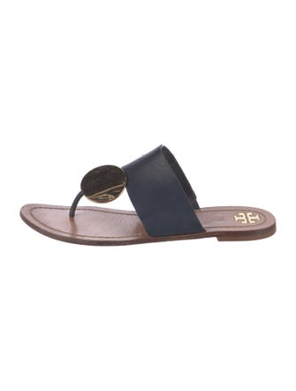 Tory Burch Leather Slides
