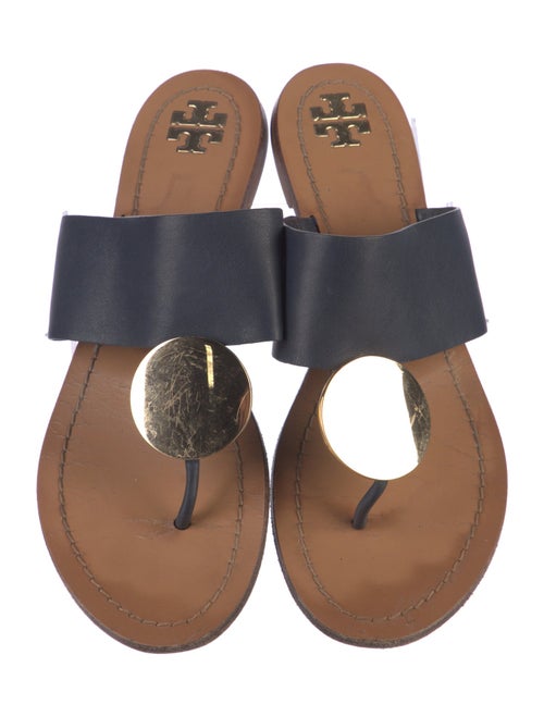 Tory Burch Leather Slides