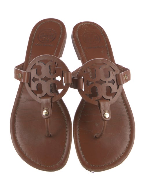 Tory Burch Leather Flip Flops
