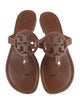 Tory Burch Leather Flip Flops