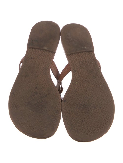 Tory Burch Leather Flip Flops