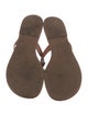 Tory Burch Leather Flip Flops