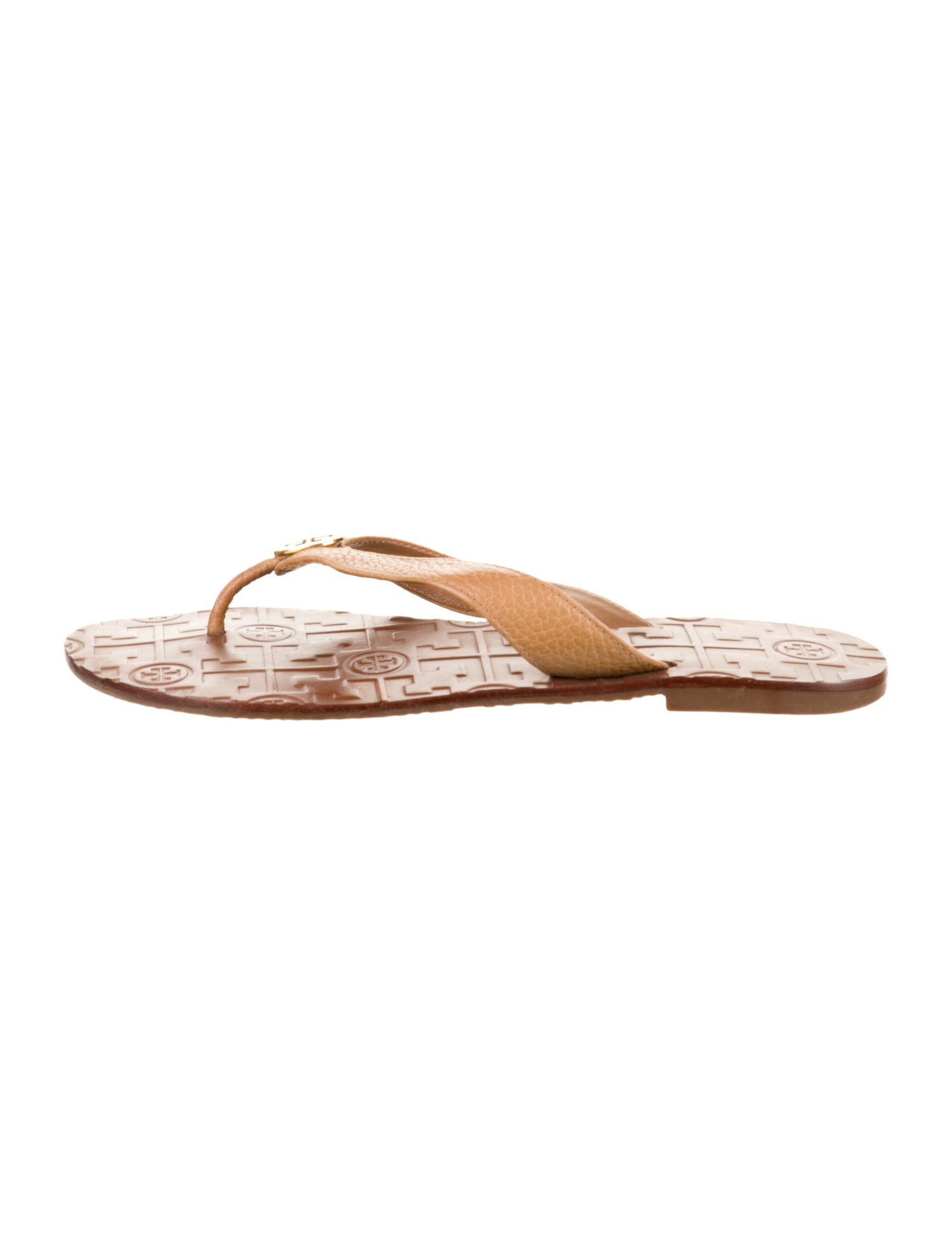 Tory Burch Leather Flip Flops
