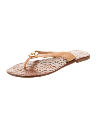 Tory Burch Leather Flip Flops