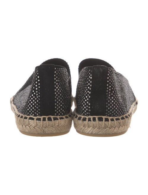 Tory Burch Printed Whipstitch Trim Espadrilles