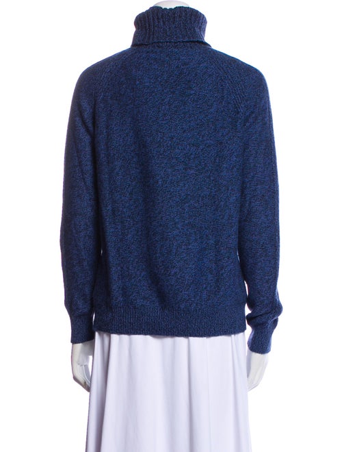 Tory Burch Graphic Print Turtleneck Sweater