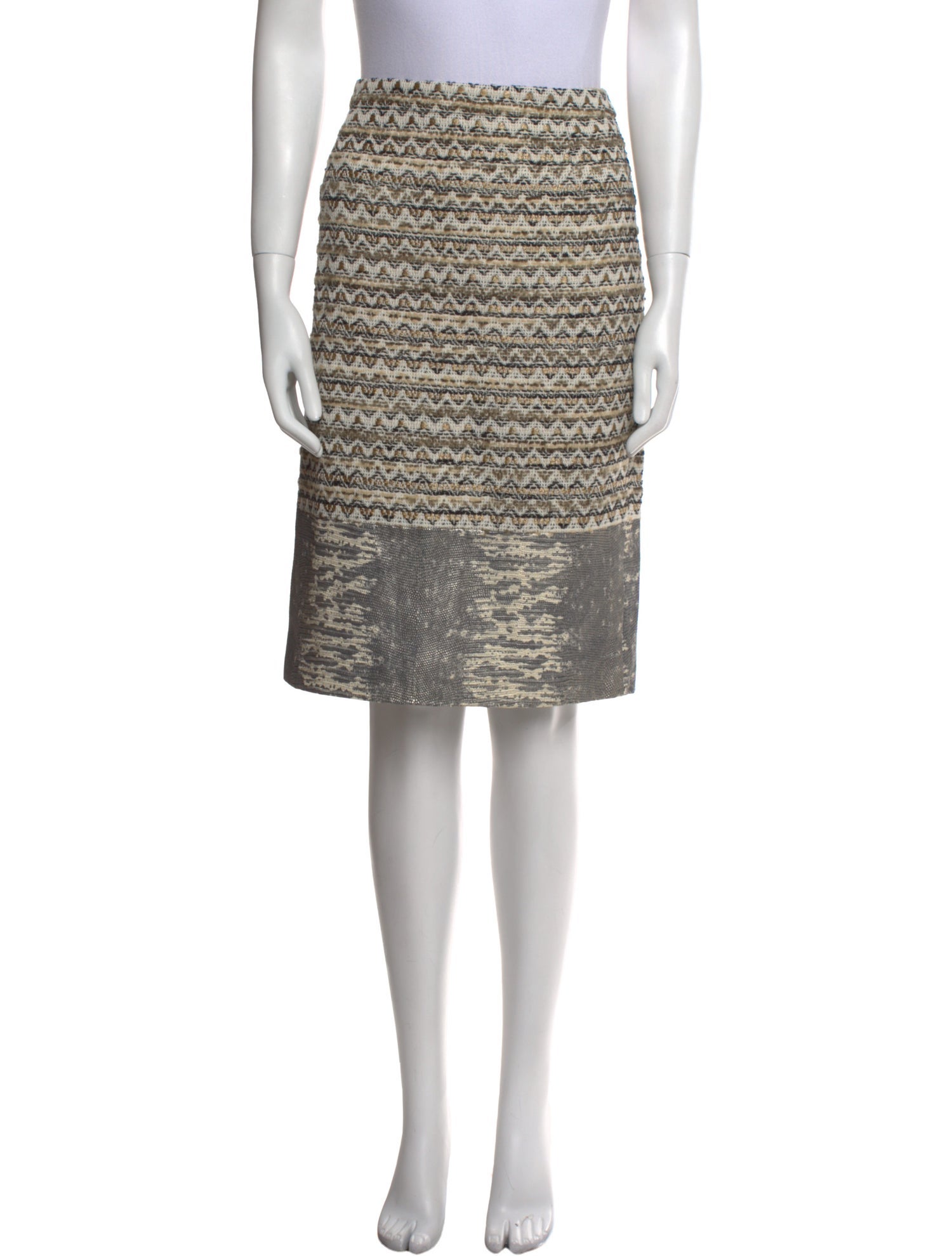 Tory Burch Printed Knee-Length Skirt