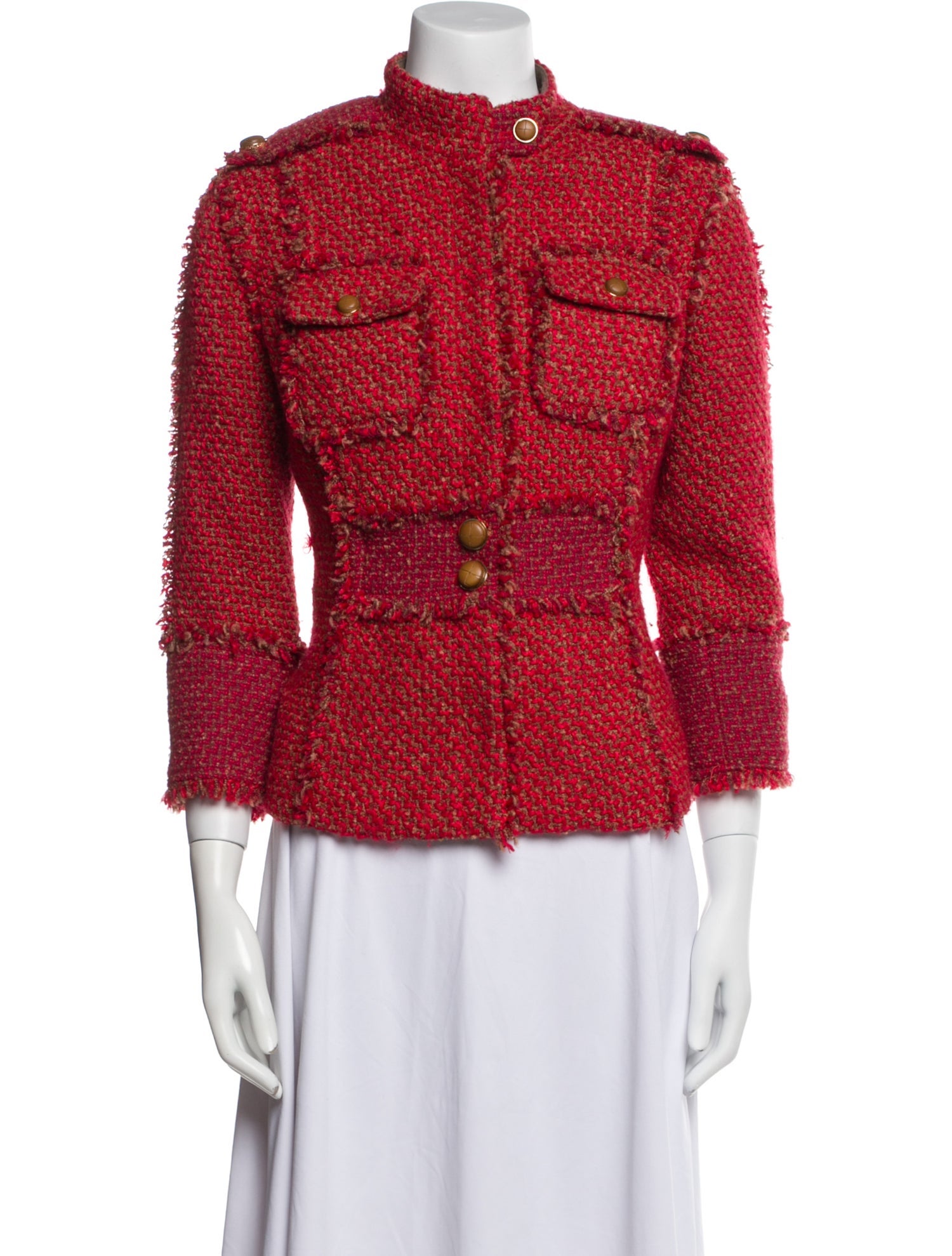 Tory Burch Tweed Pattern Evening Jacket