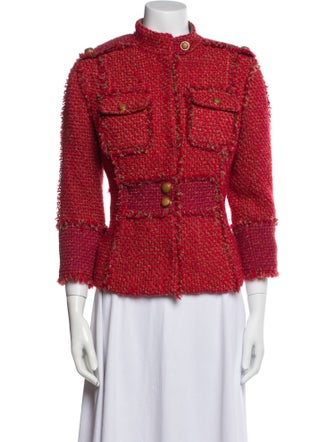 Tory Burch Tweed Pattern Evening Jacket