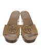Tory Burch Patent Leather Studded Accents Slides