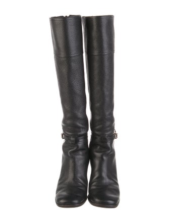 Tory Burch Leather Riding Boots