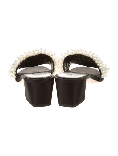 Tory Burch Satin Beaded Accents Slides