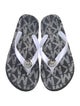Tory Burch Rubber Printed Flip Flops